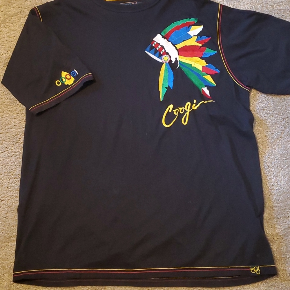 Coogi Crew Neck Tee Shirt